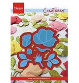 Marianne Design Ponsen en embossing sjabloon: Rose
