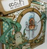 Joy!Crafts und JM Creation Stansing og preging sjablong, blekksprut, Turtle, Shark