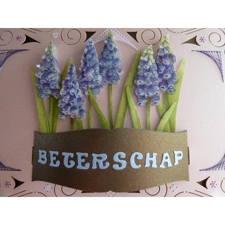 KARTEN und Zubehör / Cards Bastelbuch + 1 tarjeta de lujo de diseño de flores 3D +