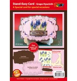 KARTEN und Zubehör / Cards Bastelbuch + 1 lusso layout di scheda + 3D fiori