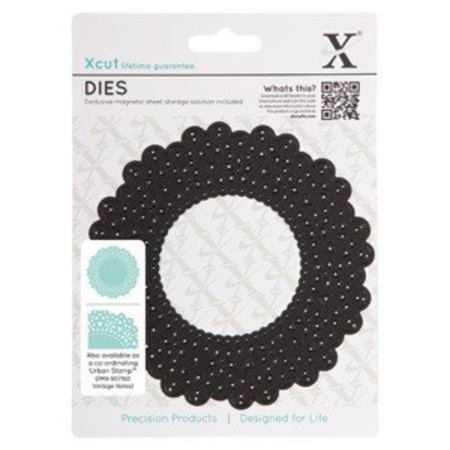 X-Cut / Docrafts Isso - Notas Vintage - Doily