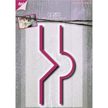 Ponsen en embossing sjabloon: Mery Het frame