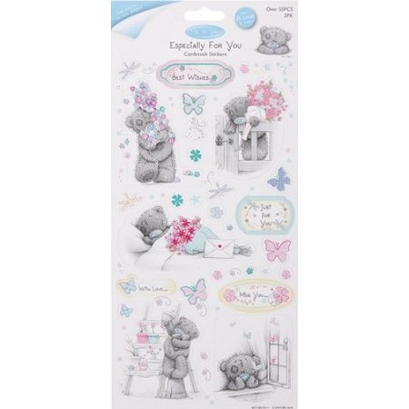 Me to You Spaanplaat Stickers Glitter, set van 2, Frühlingsmotive