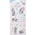 Me to You Chipboard Stickers Glitter, 2er Set, Frühling Motive