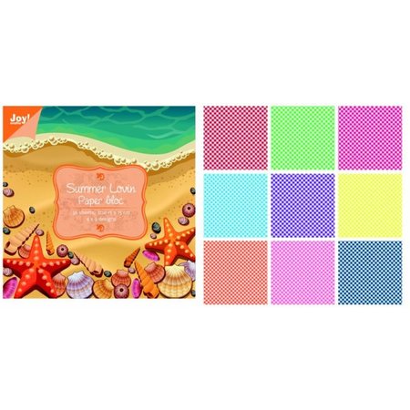DESIGNER BLÖCKE  / DESIGNER PAPER Paper block, 15 x 15cm, Summer Lovin