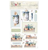 Docrafts / Papermania / Urban A4 decoupage réglé Frühlingsmotive