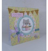 Docrafts / Papermania / Urban Conjunto de tarjeta 12 Diseñador de cartas y sobres, Little maullido
