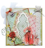 Marianne Design Punching and embossing template: Anja's vintage decorative frame