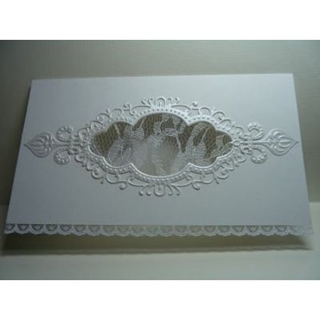 Marianne Design Punching and embossing template: Anja's vintage decorative frame