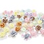 Embellishments / Verzierungen Sequin roser, sortiment, 20 stykker.