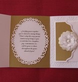Spellbinders und Rayher Stamping and embossing stencil: oval decorative frame