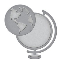 Poinçonnage et gaufrage modèle: un globe