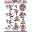 Yvonne Creations 3D Die cut sheets 50th, celebrate, party
