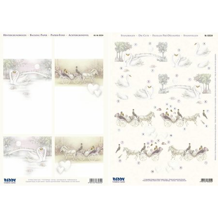 BILDER / PICTURES: Studio Light, Staf Wesenbeek, Willem Haenraets 3D folha de corte e vinco + arco de fundo, "casamento"