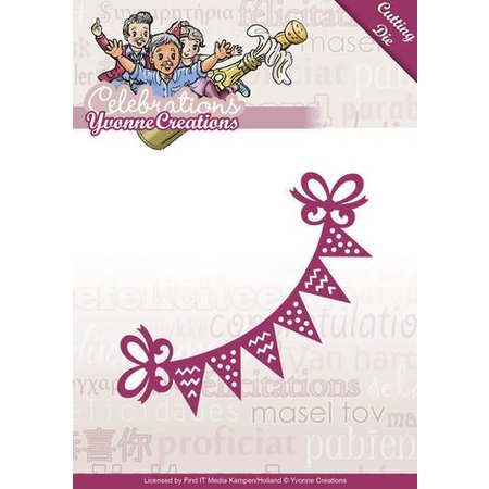 Yvonne Creations Punching and embossing template: Party