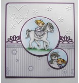 Joy!Crafts und JM Creation Transparant stempel: My Little Horse