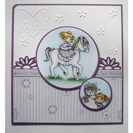 Joy!Crafts und JM Creation timbre Transparent: Mon petit cheval