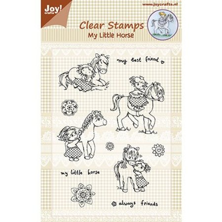 Joy!Crafts und JM Creation timbre Transparent: Mon petit cheval