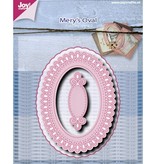 Joy!Crafts und JM Creation Punching and embossing template: Mery's oval