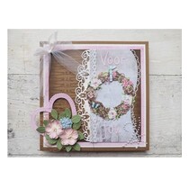 Ponsen en embossing sjabloon: vintage grens