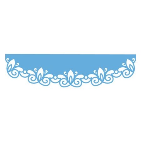 Marianne Design Troquelado y estampado de plantilla: Frontera de la vendimia