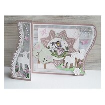 Stempelen en embossing stencil: border Set