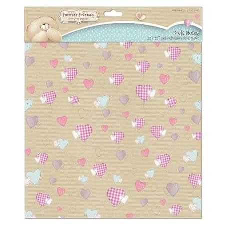 Forever Friends Forever Friends, fabric adhesive with heart