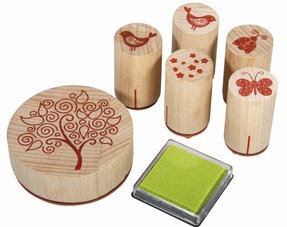 Stempel / Stamp: Holz / Wood