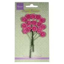 Fleur de papier, roses, rose
