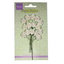 Paper Flower, Rosen, weiss