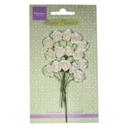 Marianne Design Paper Flower, Rose, Hvit