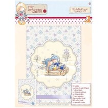 A5 Embellished Indrammet Decoupage Card Kit - Tilly Daydream