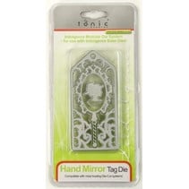 Punching and embossing template: Hand Mirror Day The