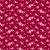 Tilda Le tissu en coton, mini rose, rouge, 50 x 55 cm, 100% coton