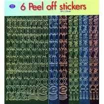 Sticker set: letters and numbers!