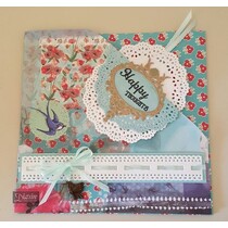 Punching and embossing Template: Intricate border Dekoband