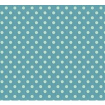 Baumwolle, 50 x 70cm, Big spot blue, 100% Baumwolle.