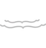 Spellbinders und Rayher Punching and embossing template: Decorative border