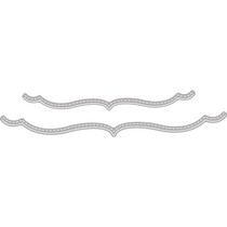 Punching and embossing template: Decorative border