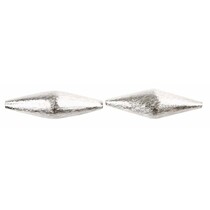 2 exclusifs en forme de diamant perle, taille 45x45x15 mm