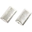 Schmuck Gestalten / Jewellery art 2 esclusivi di perle, rettangolo, dimensione 25x15x5 mm