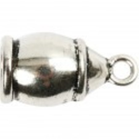 Schmuck Gestalten / Jewellery art 10 cap, afmeting 11x20 mm, antiek zilver