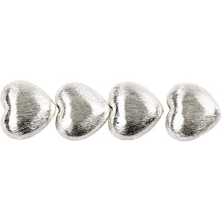 Schmuck Gestalten / Jewellery art 4 Eksklusive perle, hjerte, størrelse 15x10x7 mm