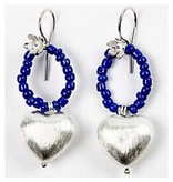 Schmuck Gestalten / Jewellery art 4 Eksklusive perle, hjerte, størrelse 15x10x7 mm