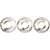 Schmuck Gestalten / Jewellery art 4 Exclusieve Pearl, Cirkel, afmeting 17x17x5 mm