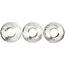 Schmuck Gestalten / Jewellery art 4 Exclusieve Pearl, Cirkel, afmeting 17x17x5 mm