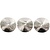 Schmuck Gestalten / Jewellery art 3 Eksklusive Hvælvet disk, størrelse 10x10x1 mm