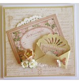 Spellbinders und Rayher Spellbinders, stempelen en Embossing Stencil, Shapeabilities voor 3 verschillende mini envelop