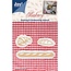Joy!Crafts und JM Creation Punching and embossing template: bread, French bread and croissants