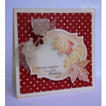 Punching - and embossing stencil SET, 18 sheets